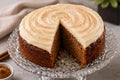 The Tea Room Cinnamon Swirl Cake whole cake with cream cheese frosting