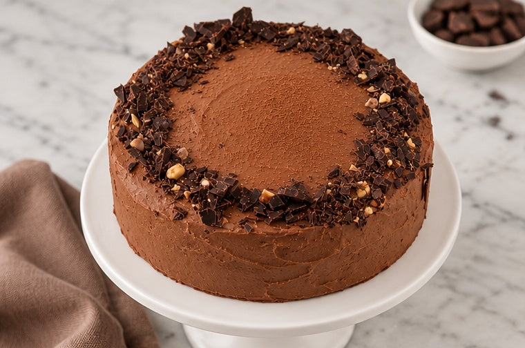 The Tea Room Clean Cocoa Cake whole cake