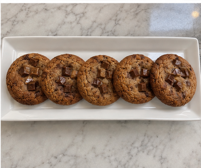 Guilt-free gluten-free chocolate chip cookies - lifestyle view