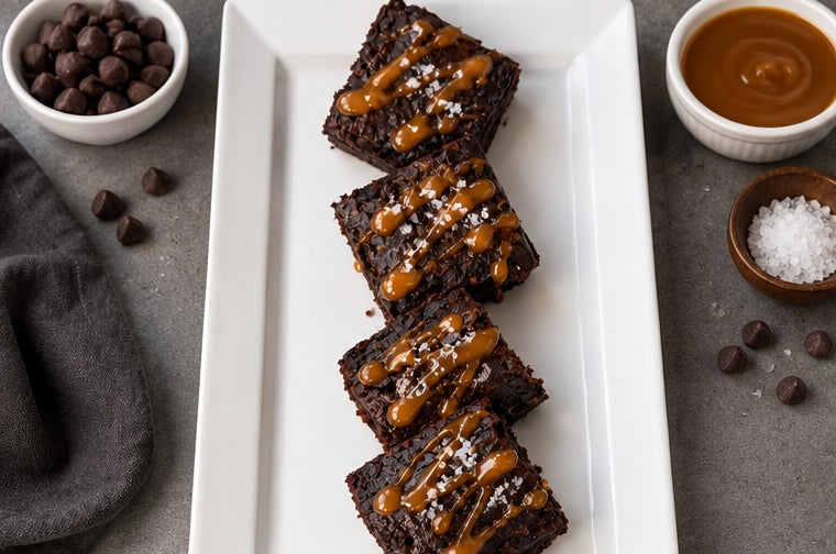 The Tea Room Salted Caramel Bars box of 6